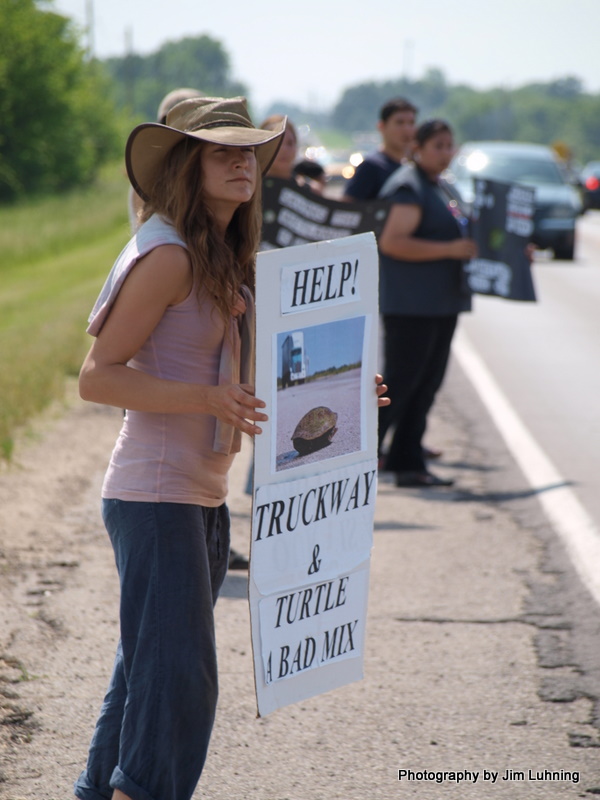 © Jim Luhning - Protesting for a good cause