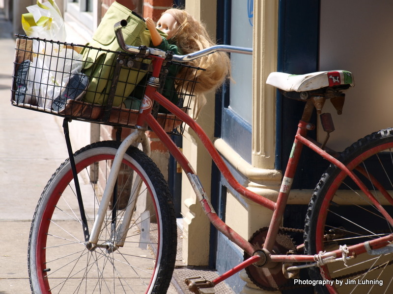 © Jim Luhning - Baby dolls and bicycles!